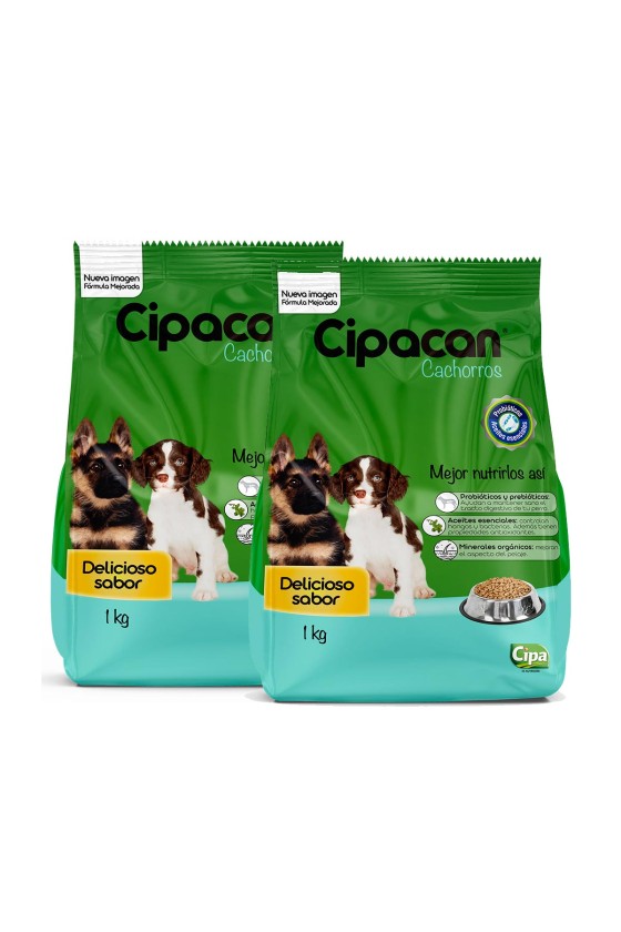 Duopack Cipacan Comida Para Perros Cachorros 2kg