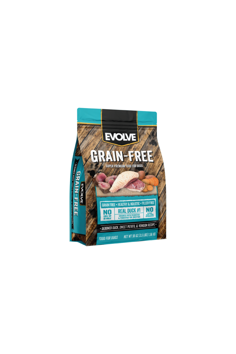 Evolve dog grain free duck Pato