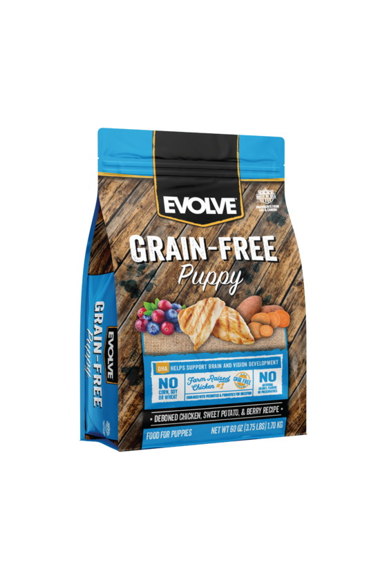 Evolve dog grain free puppy chicken