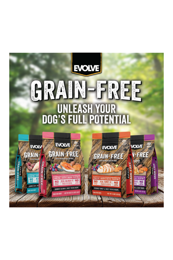 Evolve dog grain free puppy chicken