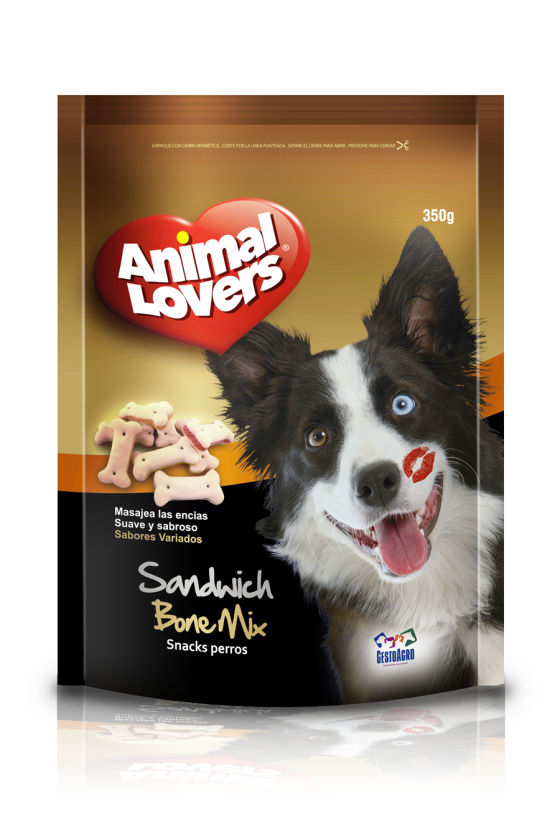 Animal Lovers Galleta Snack Sandwich Bone Mix