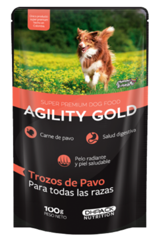 Agility Gold Húmedo - Trozos de Pavo – Pouche
