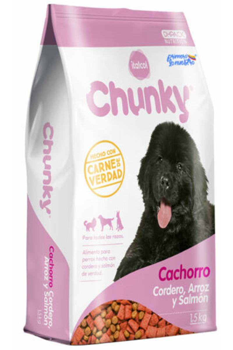 Chunky Cachorros Cordero, Arroz y Salmón