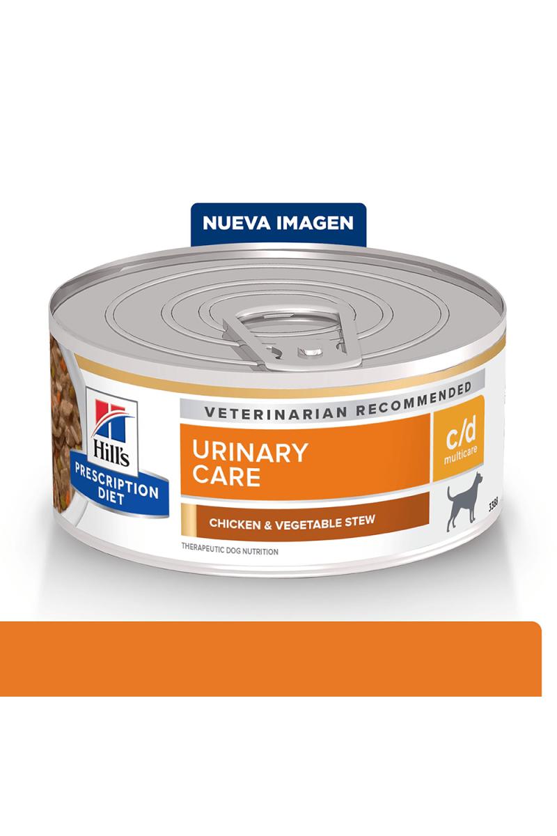 Cuatripack Comida Húmeda Para Perros Hills Prescription Diet C/D Estofado Chicken & Veg 5,5Oz