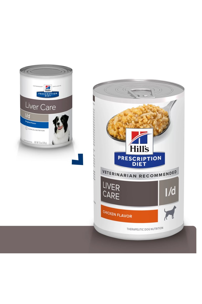 Cuatripack Comida Húmeda Para Perros Hills Prescription Diet L/D 13 Oz