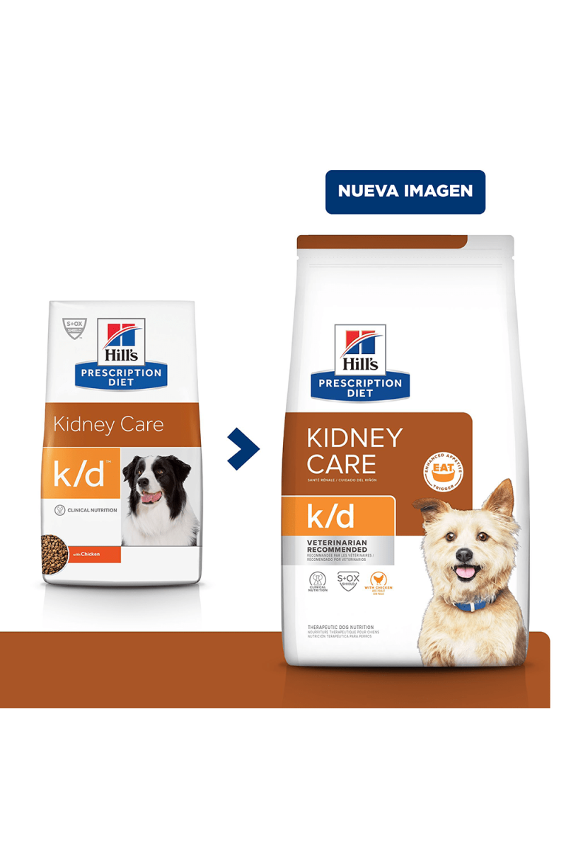 Comida Para Perro Hills Prescription Diet Cuidado Renal K/D Pollo