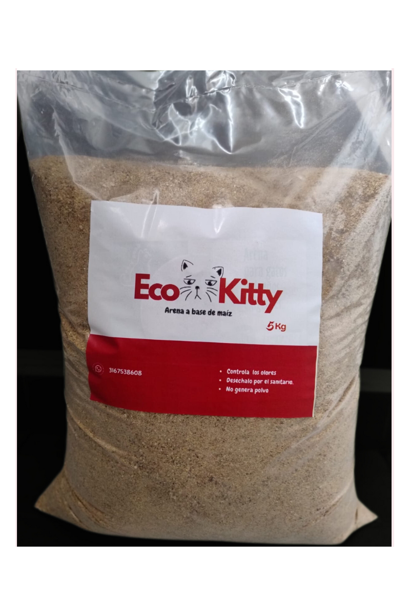 Eco Kitty Arena de Maíz Ecológica 5kg