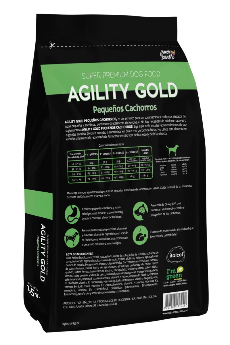 Agility Gold Pequeños Cachorros