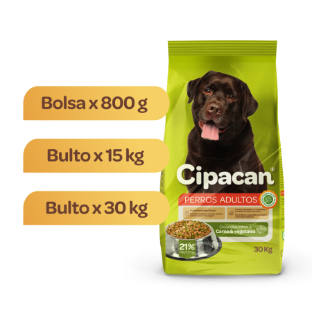 Cipacan Adultos Carne y Vegetales