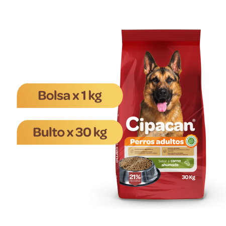 Cipacan Adultos Carne Ahumada x 1kg - 30kg