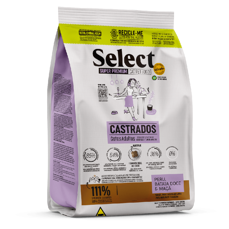 Monello Select Super Premium Castrados gatos adultos
